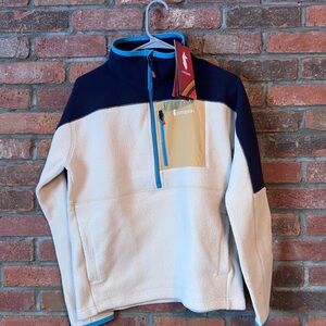 cotopaxi Maritime & Cream Half-Zip Fleece Jacket